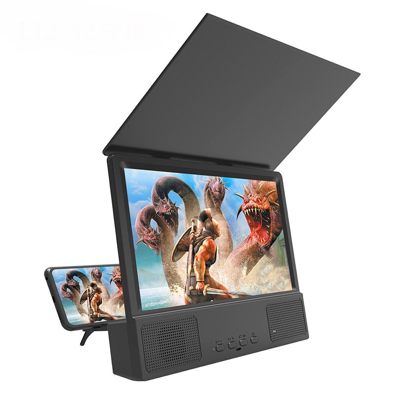 Mobile Phone Screen Magnifier 3D HD Video Bluetooth Amplifier Smartphone Stand Amplifier Smartphone Stand Holder Gift