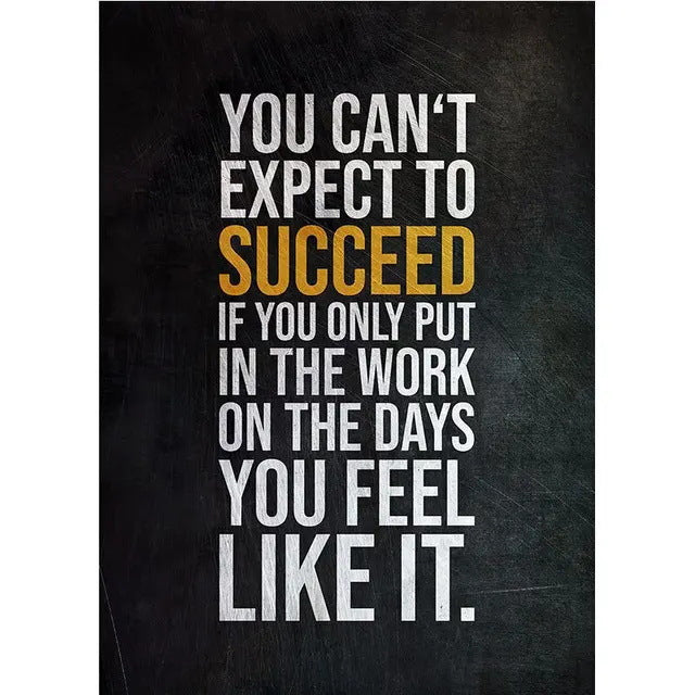 Stock Trading Quotes Poster Cross-border Temu Lazada Canvas Painting Core Decorative Painting